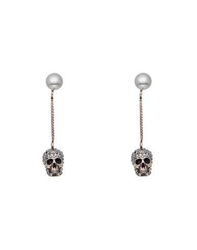 Mcq By Alexander Mcqueen Mcq Alexander Mcqueen Woman Earrings Silver Size - Brass