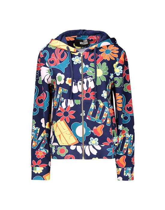 Love Moschino Women Zip Sweatshirt | Moschino.com