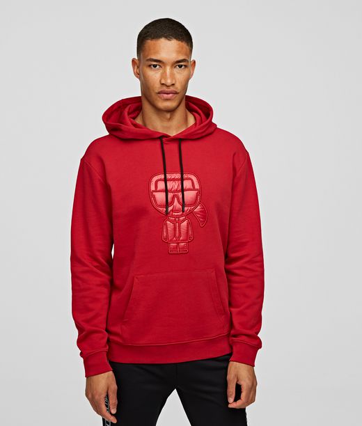 Image of K/IKONIK QUILTED ARTWORK HOODIE