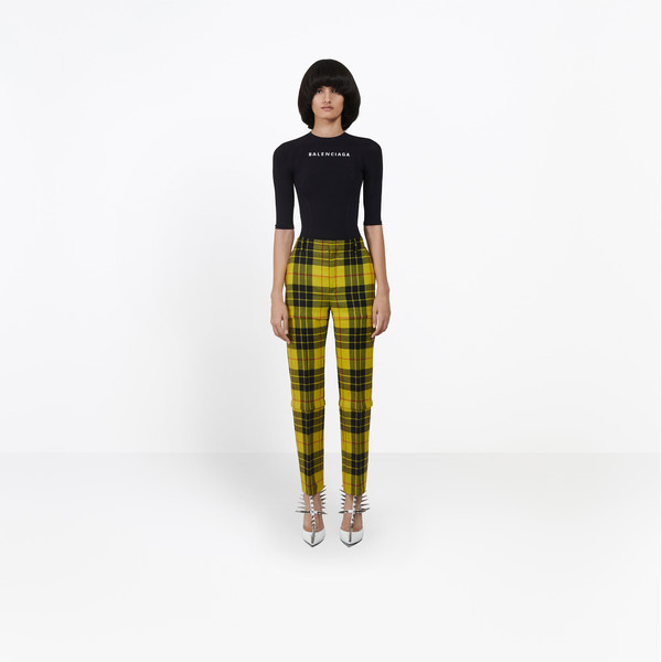 balenciaga巴黎世家 拉链长裤 - 黄色 | 女士裤子