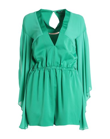 Woman Jumpsuit Green Size 8 Polyester, Viscose