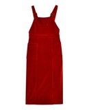 TOPSHOP Damen Latzrock Farbe Rot Gr��e 3