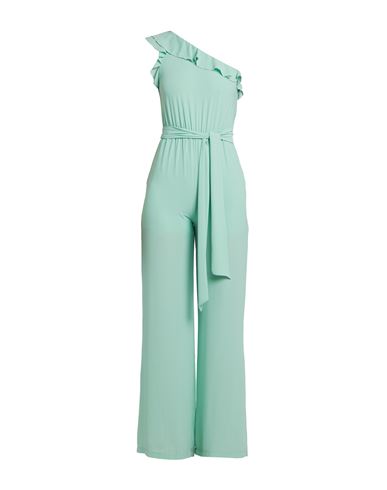 Woman Jumpsuit Light green Size 2 Polyester