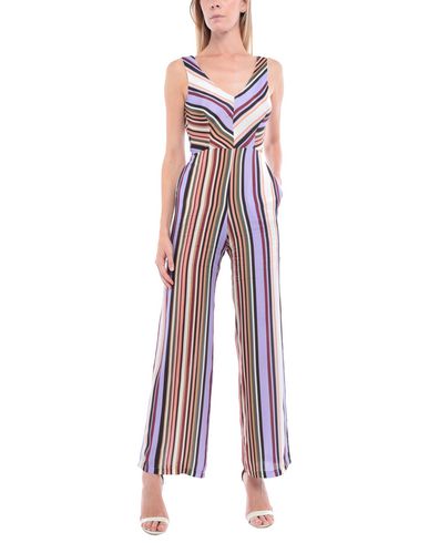 Woman Jumpsuit Lilac Size 6 Polyester, Elastane