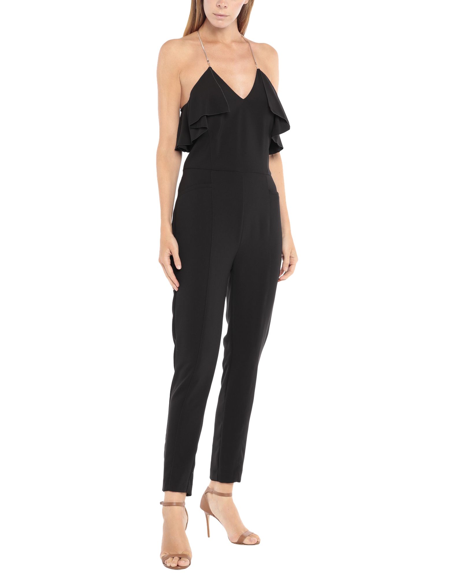 Marciano Woman Jumpsuit Black Size 10 Polyester, Elastane