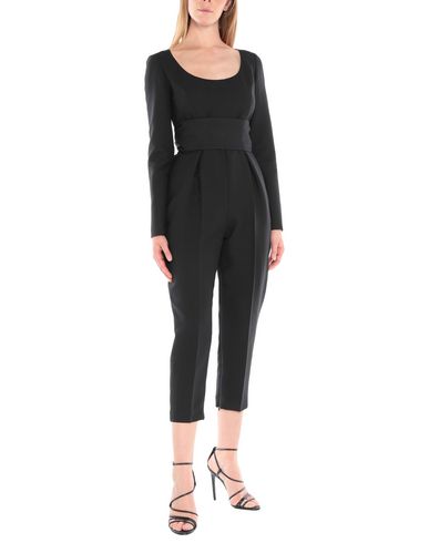 Woman Jumpsuit Black Size 8 Polyester, Polyurethane
