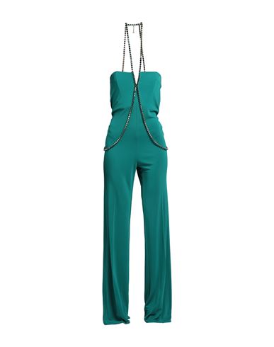 Woman Jumpsuit Emerald green Size 4 Viscose