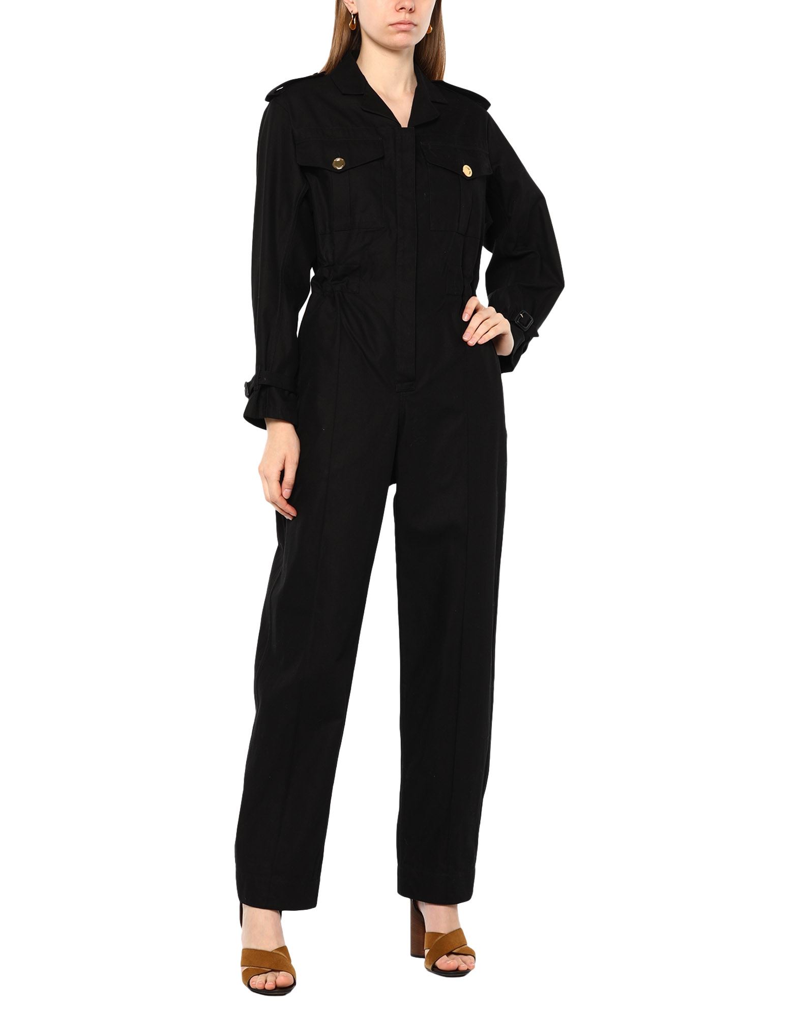 Burberry Ladies Black Cotton Long-sleeve Brand Size 6 (us Size 4) | ModeSens