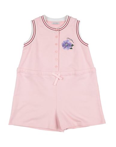 Dolce & Gabbana Babies'  Toddler Girl Jumpsuit Pink Size 7 Cotton, Viscose, Elastane