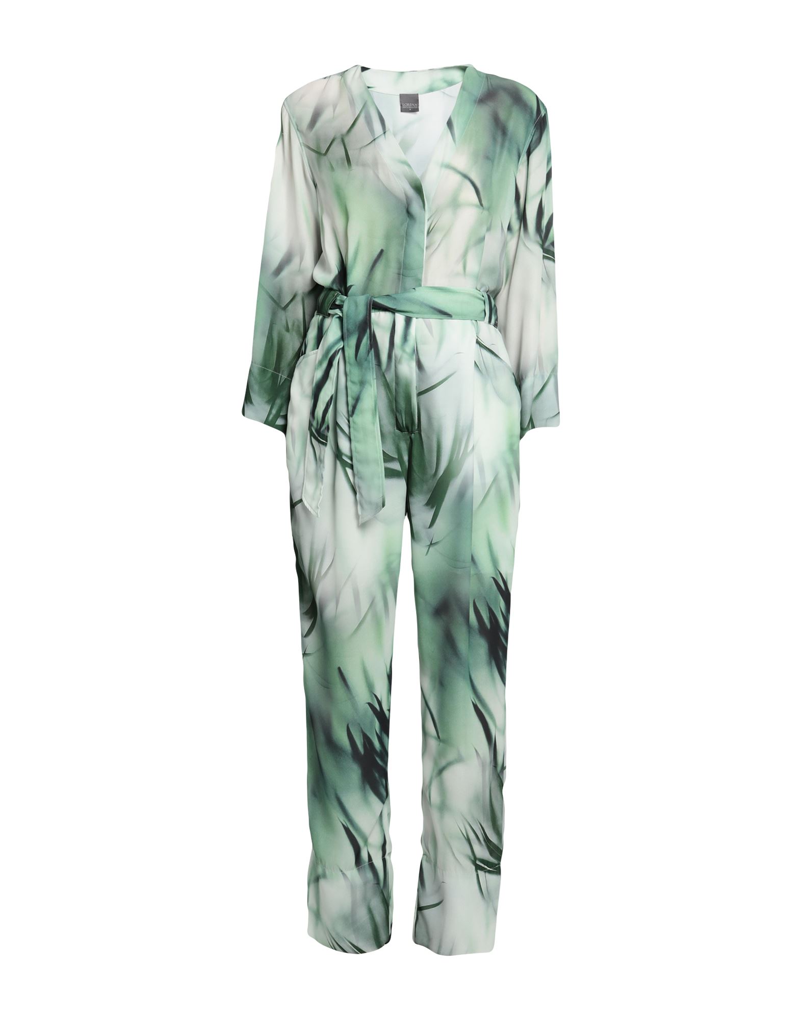 Shop Lorena Antoniazzi Woman Jumpsuit Light Green Size 8 Polyester
