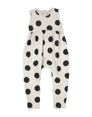 1+ In The Family Babies' 1 + In The Family Toddler Girl Jumpsuit Beige Size 4 Cotton, Elastane In Neutral