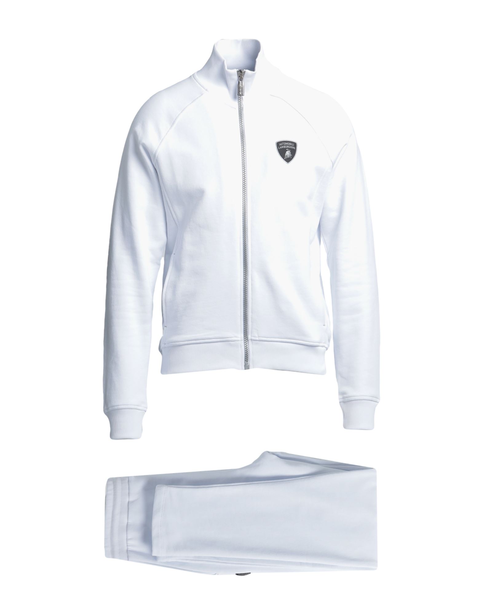 AUTOMOBILI LAMBORGHINI AUTOMOBILI LAMBORGHINI MAN TRACKSUIT WHITE SIZE L COTTON 