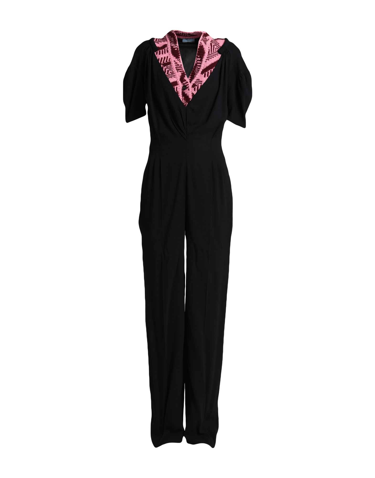 Shop Prada Woman Jumpsuit Black Size 2 Viscose, Elastane, Virgin Wool