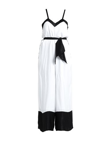 Marc Ellis Woman Jumpsuit White Size 4 Polyester, Viscose