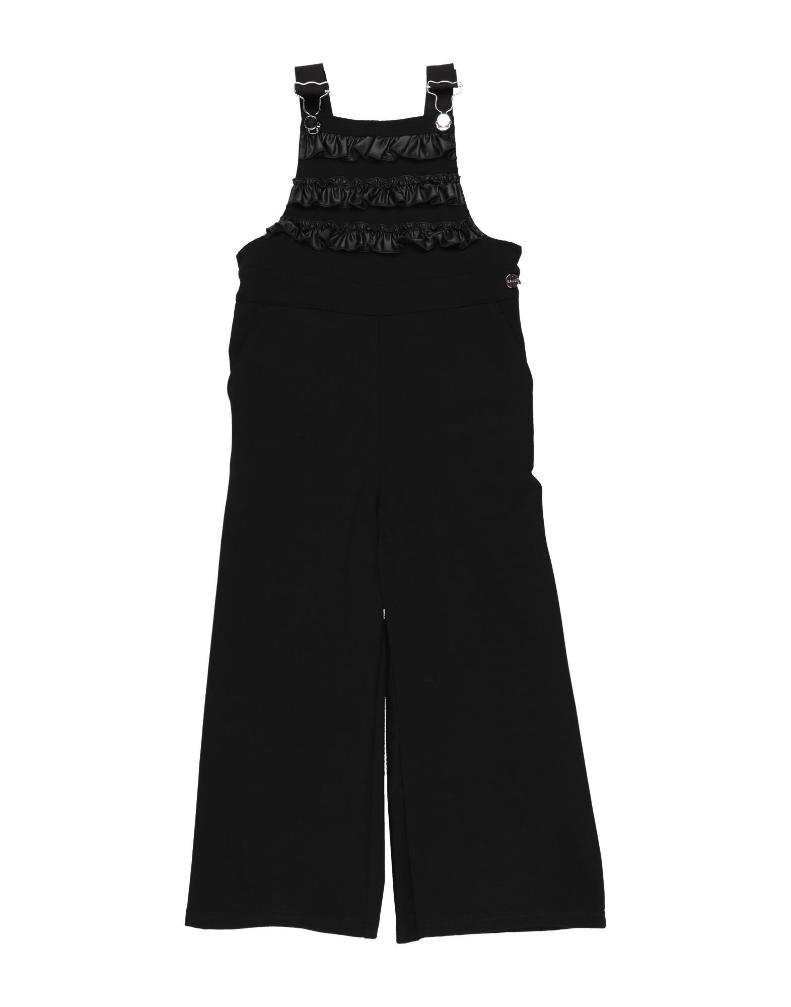 Gaudì Kids'  Toddler Girl Overalls Black Size 6 Polyester