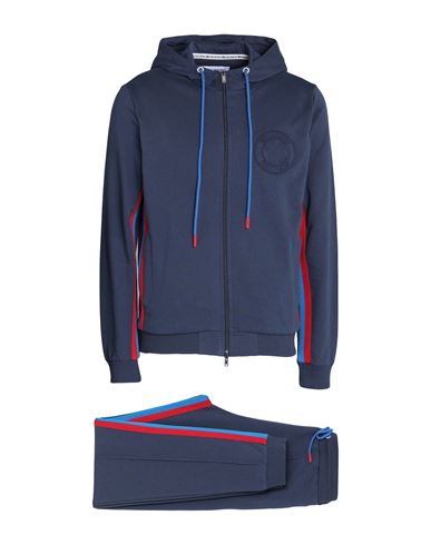 Bikkembergs Man Tracksuit Midnight Blue Size Xxl Cotton, Polyester, Elastane