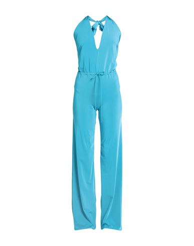 Fisico Woman Jumpsuit Azure Size S Polyamide, Elastane In Blue