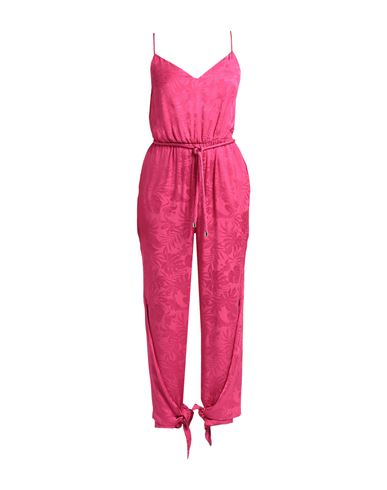 Simona Corsellini Woman Jumpsuit Fuchsia Size 4 Viscose In Pink