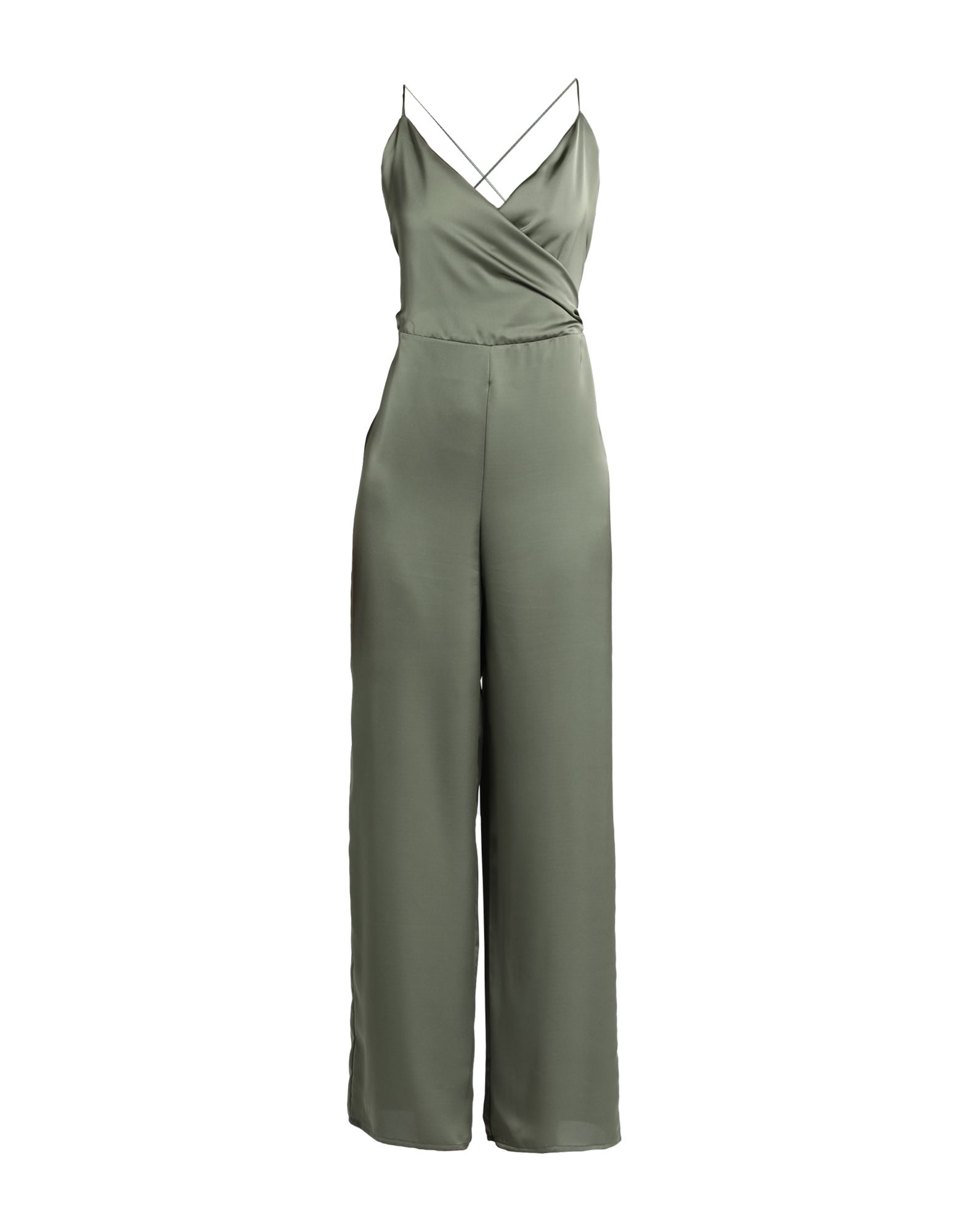 Merci .., Woman Jumpsuit Military Green Size 8 Polyester