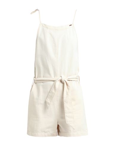 Pepe Jeans Woman Jumpsuit Ivory Size Xs Cotton In White