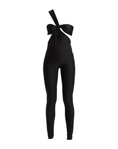 Saint Laurent Woman Jumpsuit Black Size 1 Polyamide, Elastane