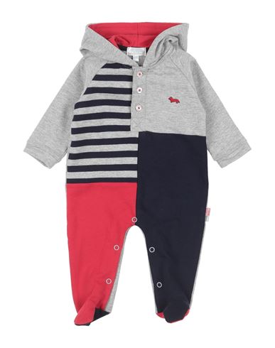 Harmont & Blaine Newborn Boy Baby Jumpsuits Grey Size 3 Cotton In Multi