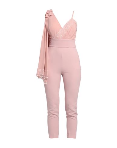 Divedivine Woman Jumpsuit Blush Size 6 Polyester In Pink
