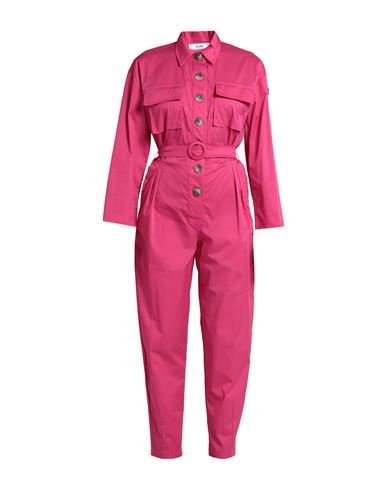 Jijil Woman Jumpsuit Fuchsia Size 4 Cotton, Polyamide, Elastane In Pink
