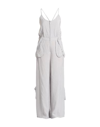 Emporio Armani Woman Jumpsuit Grey Size 6 Viscose, Polyamide