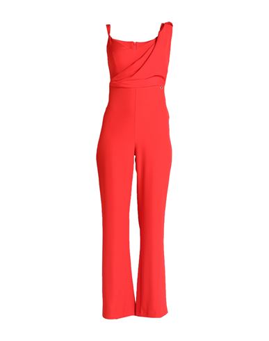Shop Relish Woman Jumpsuit Red Size 8 Polyester, Elastane