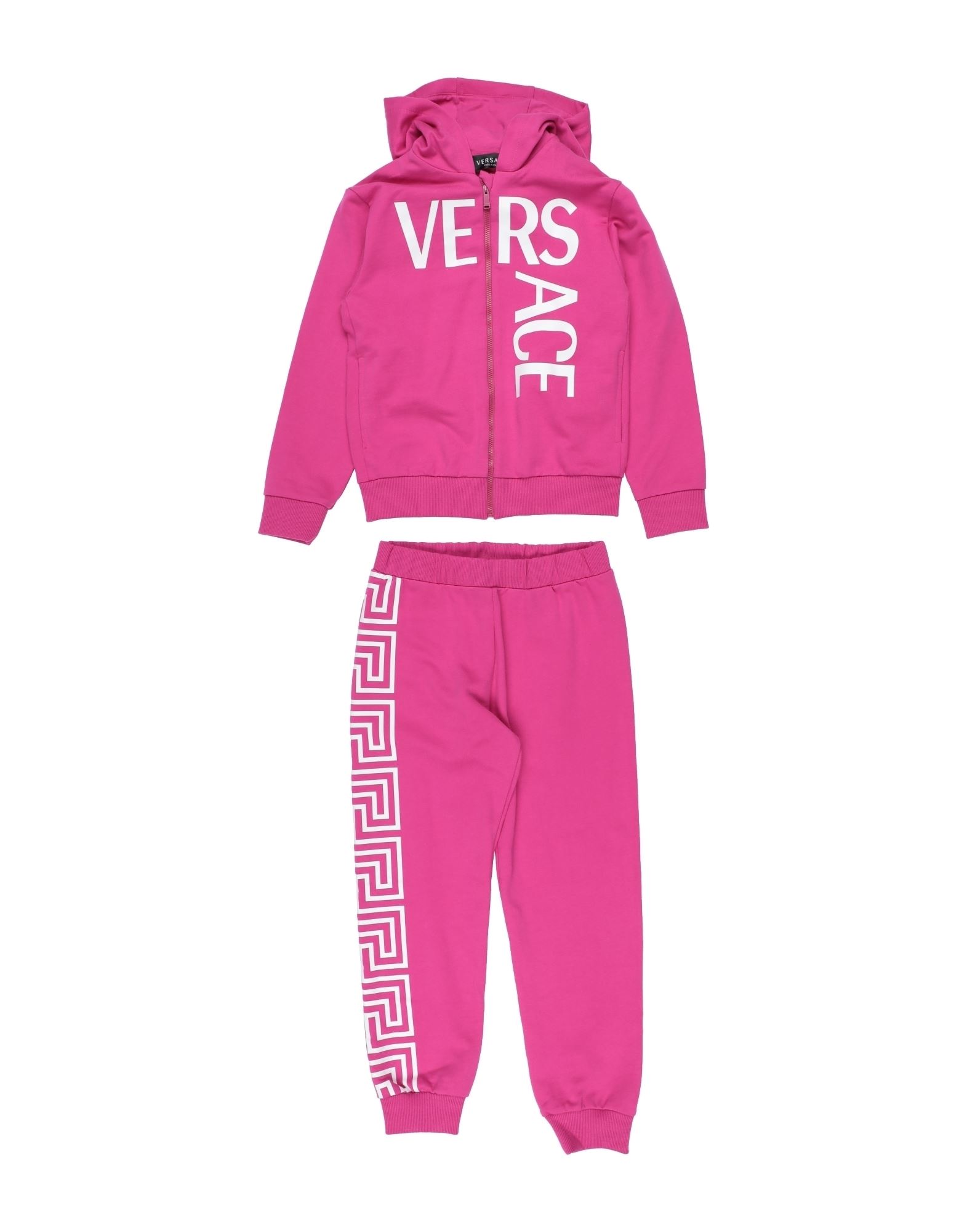 Versace Young Kids'  Tracksuits In Fuchsia