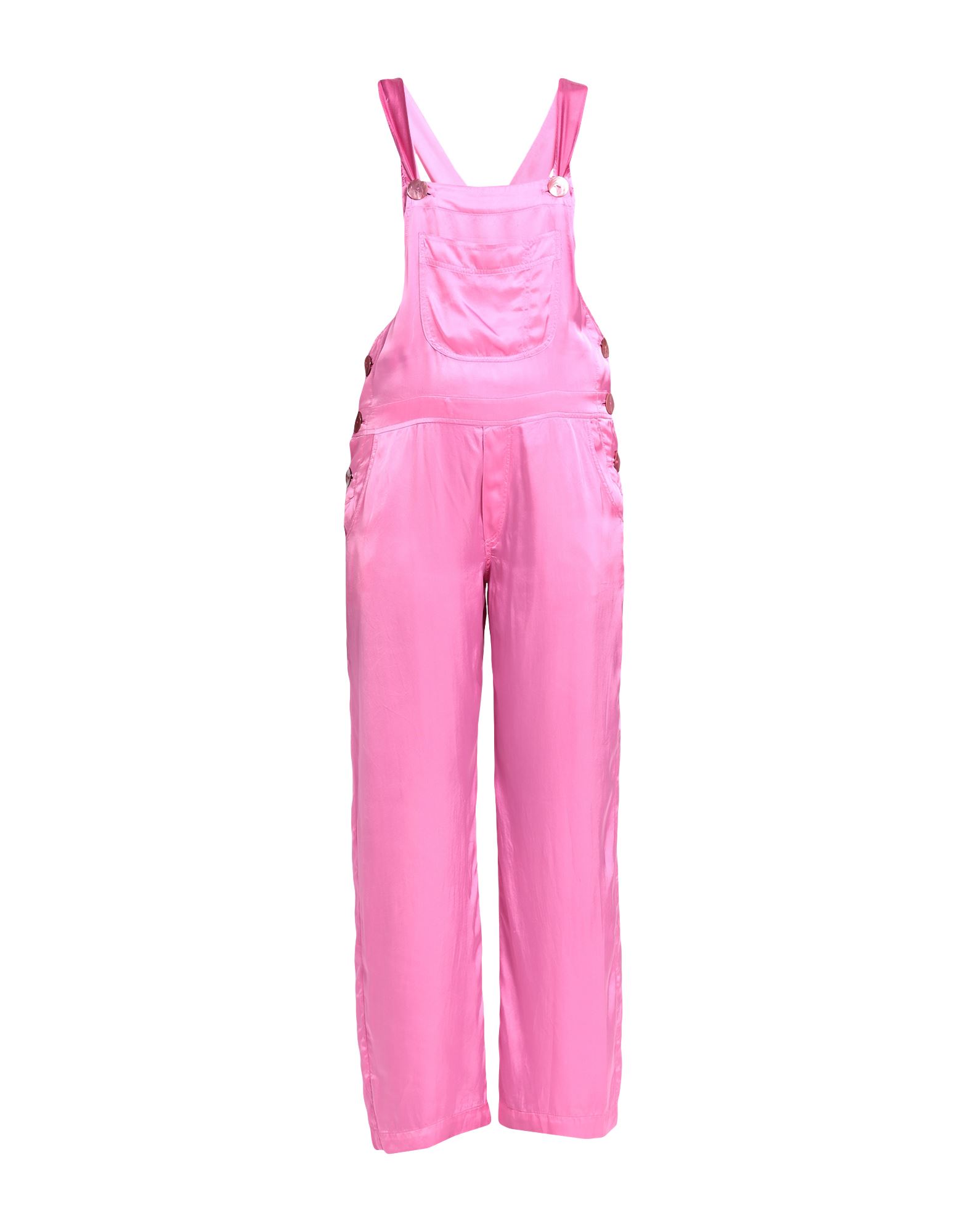 Virna Drò® Virna Drò Woman Overalls Fuchsia Size 1 Viscose, Elastane In Pink