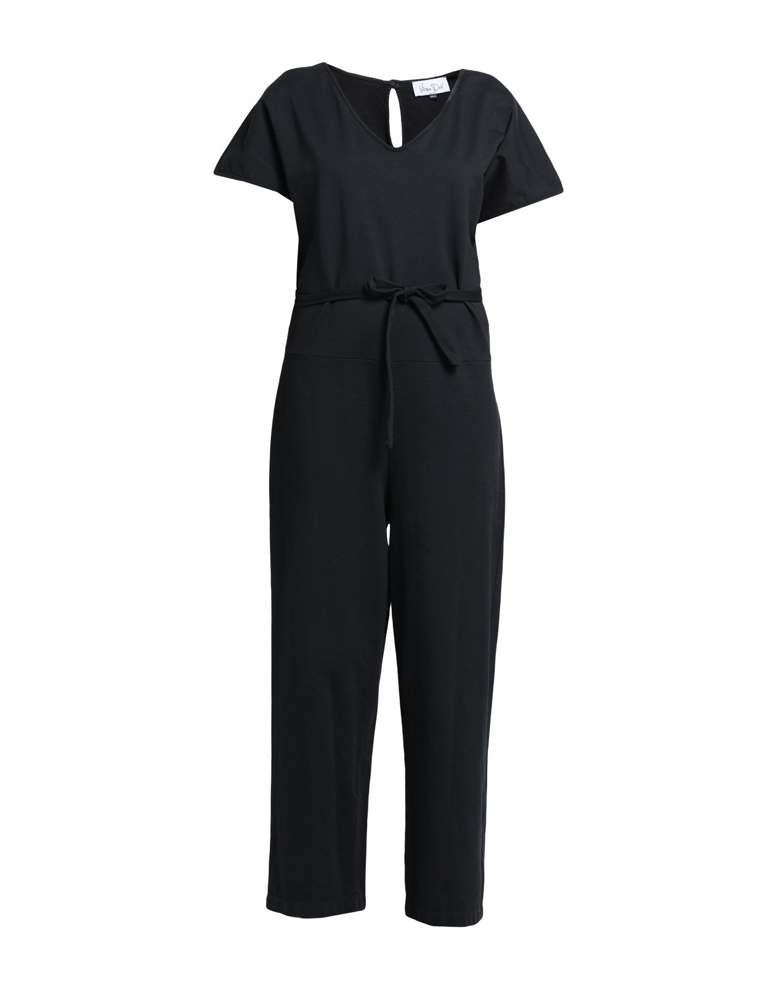 Virna Drò® Virna Drò Woman Jumpsuit Black Size 1 Cotton, Eco Polyester