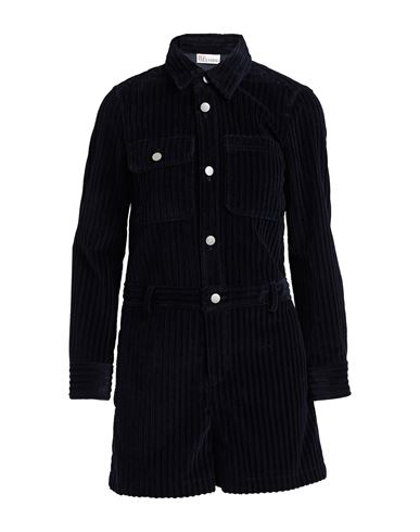 Red Valentino Woman Playsuit Navy Size 6 Cotton In Blue