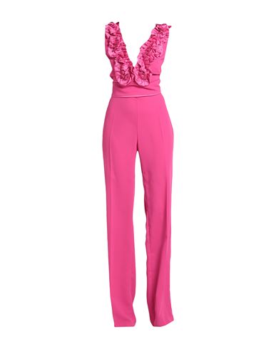Camilla  Milano Camilla Milano Woman Jumpsuit Fuchsia Size 14 Polyester In Pink
