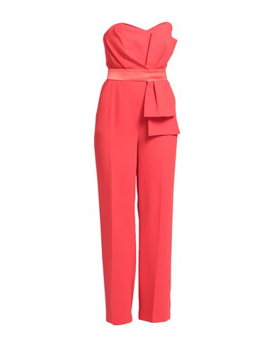 Camilla  Milano Camilla Milano Woman Jumpsuit Red Size 8 Polyester, Nylon
