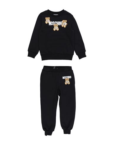 Moschino Kid Babies'  Toddler Tracksuit Black Size 6 Cotton