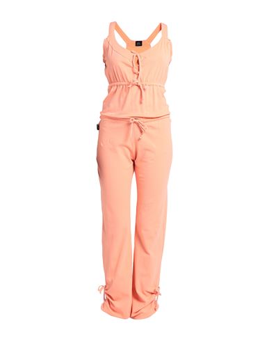 Coppelia Woman Jumpsuit Orange Size L Cotton, Elastane