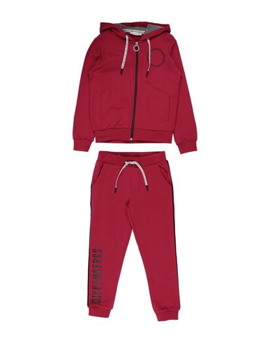 Bikkembergs Babies'  Toddler Boy Tracksuit Burgundy Size 4 Cotton In Red