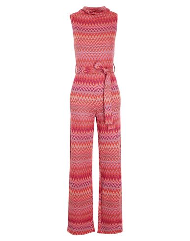 8 By Yoox Jersey Sleeveless Overall Woman Jumpsuit Fuchsia Size 6 Viscose, Polyester, Polyamide In Pink