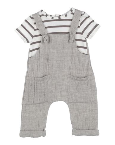 Nanán Newborn Boy Baby Jumpsuits & Overalls Dove Grey Size 3 Cotton