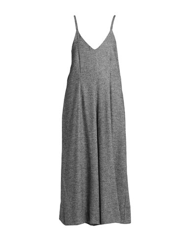 Alessia Santi Woman Jumpsuit Lead Size 4 Viscose, Wool, Acrylic, Polyester In Grey