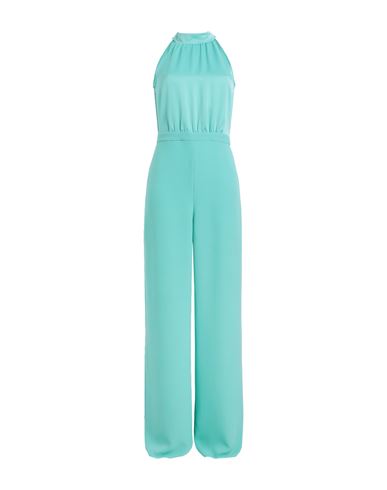 Max & Co . Woman Jumpsuit Turquoise Size 8 Polyester In Blue