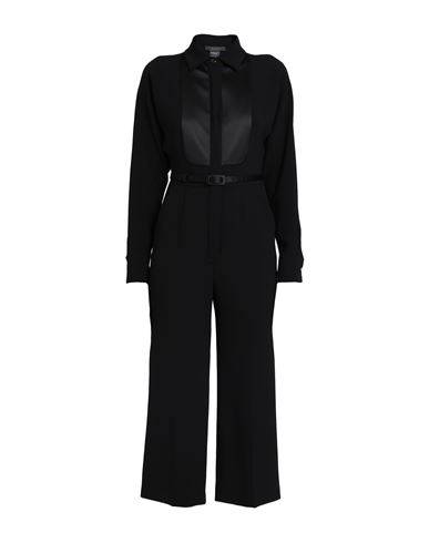 Max Mara Woman Jumpsuit Black Size 10 Triacetate, Polyester In Black