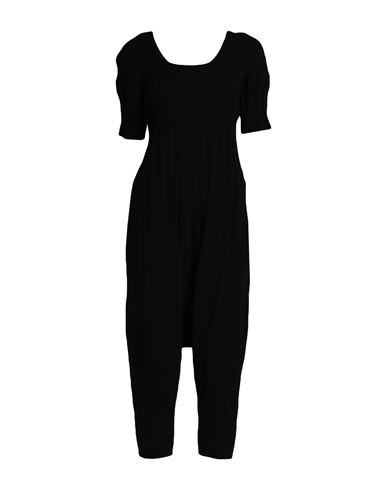 Alessia Santi Woman Jumpsuit Black Size 4 Viscose, Polyester