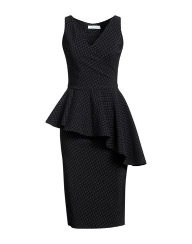 Chiara Boni La Petite Robe Woman Midi Dress Black Size 6 Polyamide, Elastane