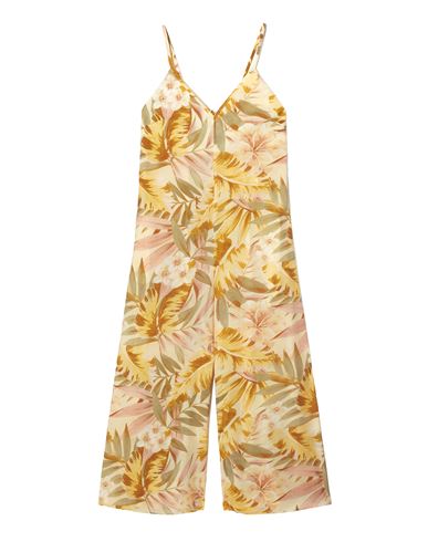 COS COS WOMAN JUMPSUIT LIGHT YELLOW SIZE S MODAL, POLYESTER