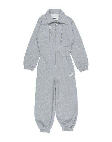 Mm6 Maison Margiela Babies'  Toddler Boy Jumpsuit Light Grey Size 6 Cotton