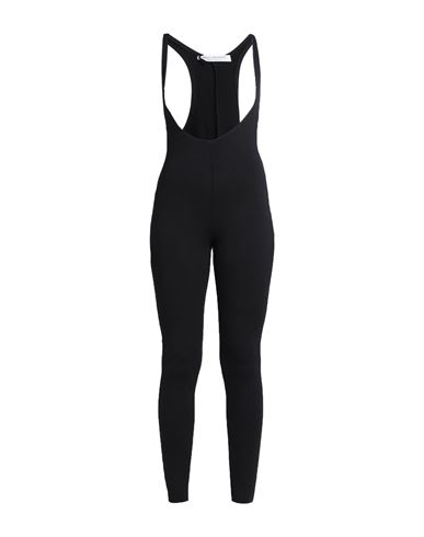 Philosophy Di Lorenzo Serafini Woman Jumpsuit Black Size 6 Virgin Wool, Silk In Multi