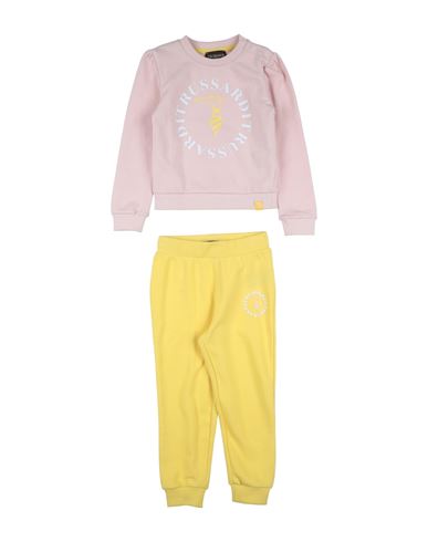 Shop Trussardi Junior Toddler Girl Tracksuit Light Pink Size 3 Cotton